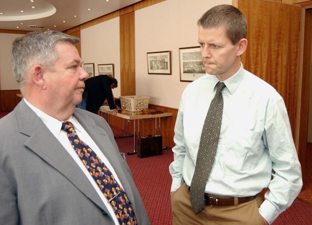 Dieter Hartig (BDPh), Dieter Michelson (BDB), 2004.jpg